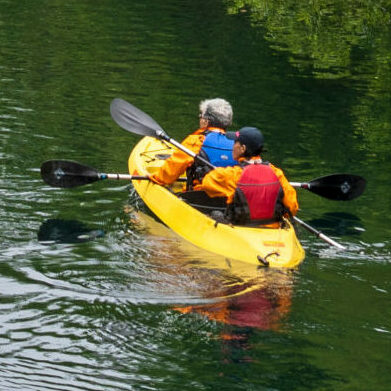 Kayak en Saone pour les voiles sportives chalonnaises